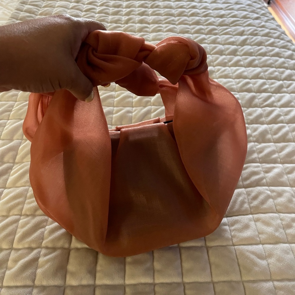 Elegant Orange Handbag